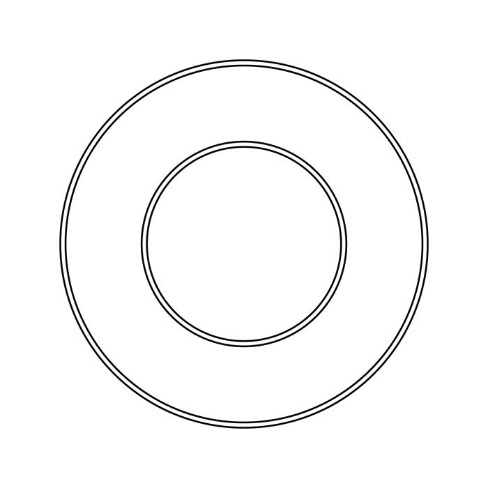 Scheibe, 21x11.1mm