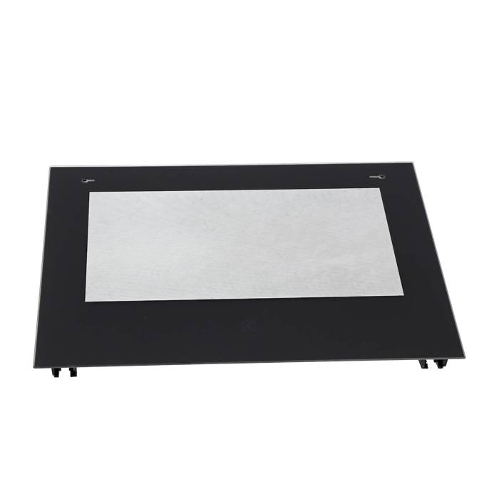 front glass, black, Electrolux, 594x466mm