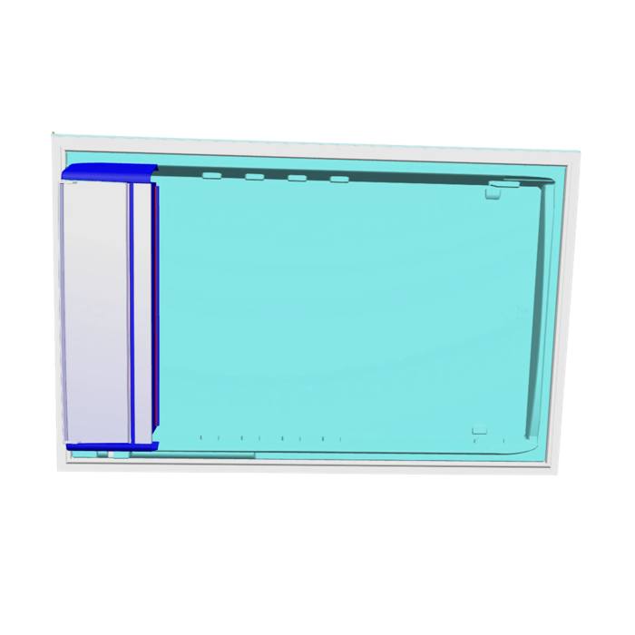KÜHLSCHRANKTÜR,WEISS,538X830MM