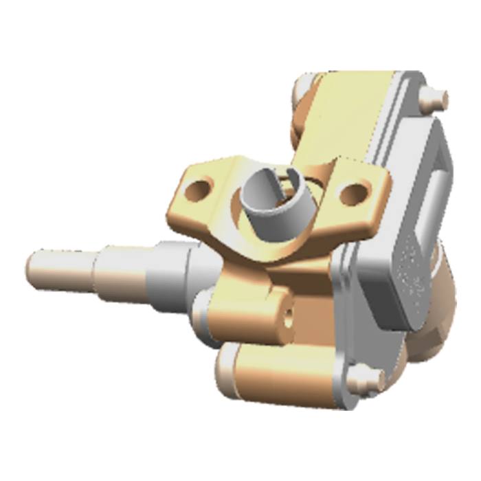 Gashahn,schnell,Brenner,d=0.38 G20-20mbar