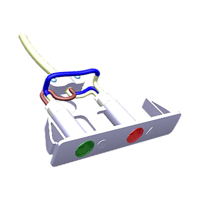 display, with, wiring