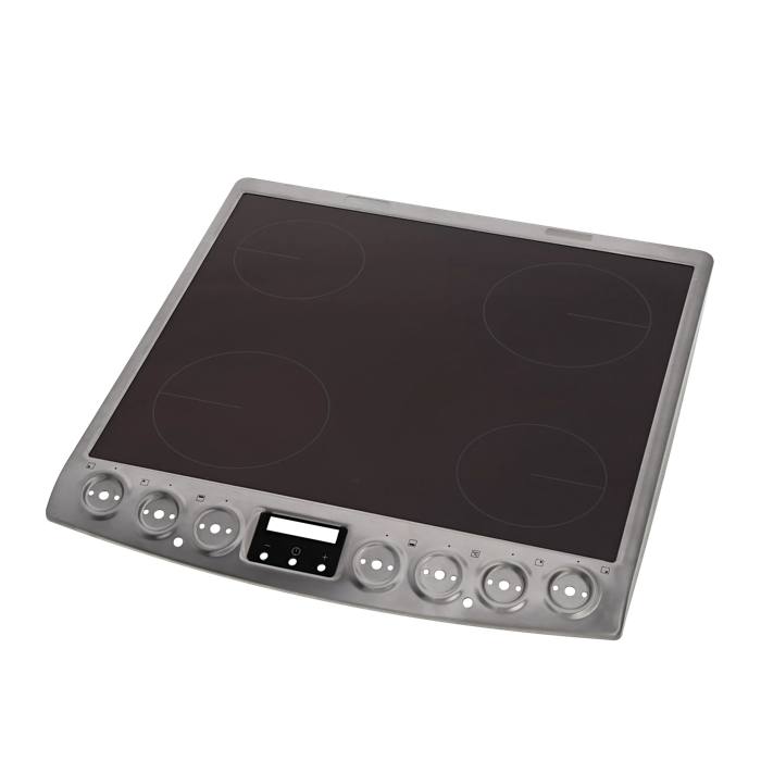 cooking top with frame,inox,60cm