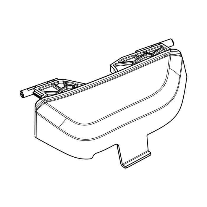 pedal, cord winder, grey