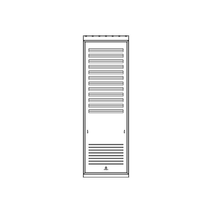 dörr kyl-, rostfri, LCD,586,5x1812mm