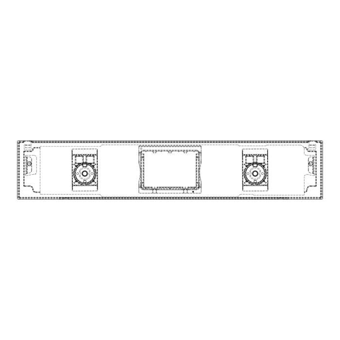 manöverpanel, svart, 60cm,LUX,2K
