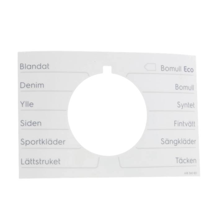 programme plate,knob,adhesive,SV