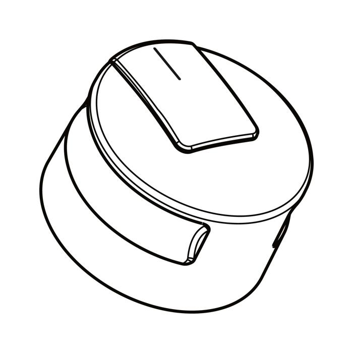 KNEBEL,GEDRUCKT,INOX