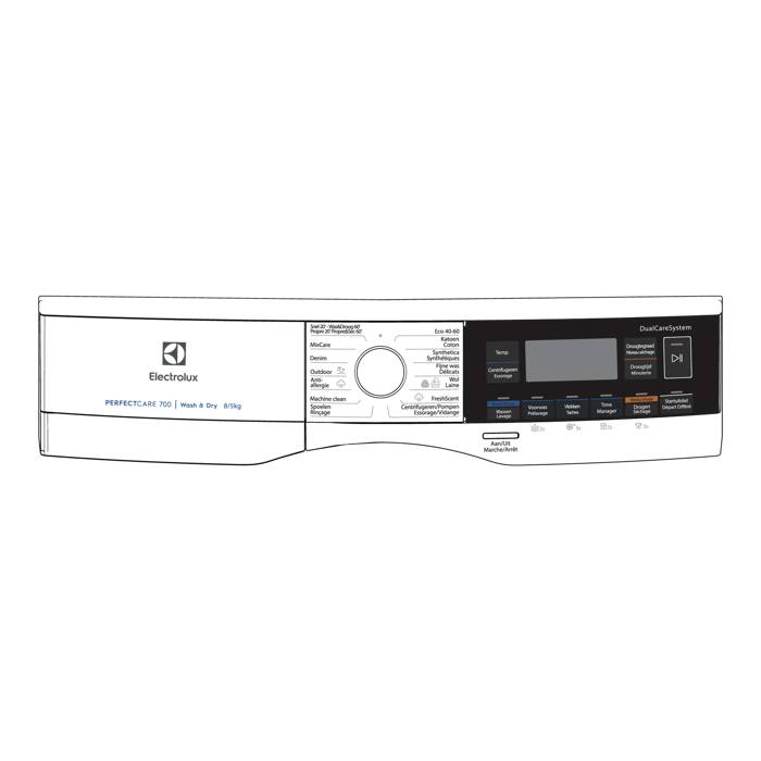 control panel, white, Electrolux