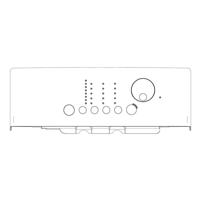 panel holder, white, Zanussi