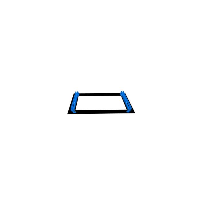 front glass, black, 594x465mm