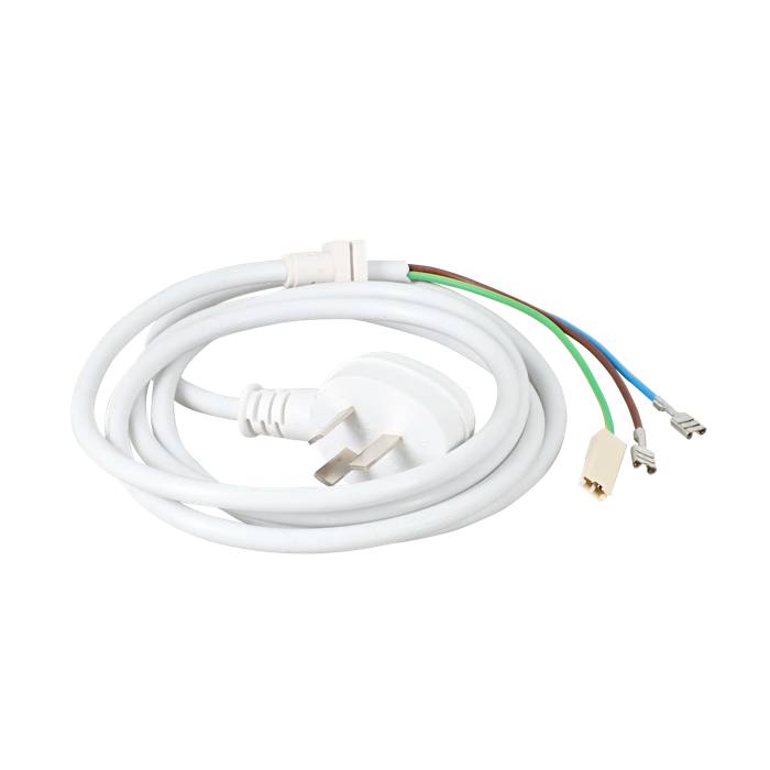 power cable, white, China180cm