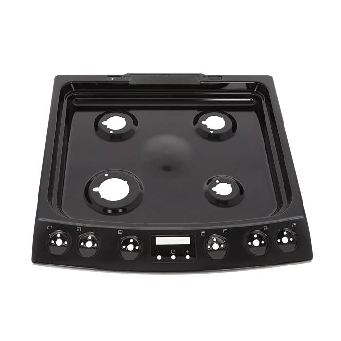 cooking top with frame,black,60cm