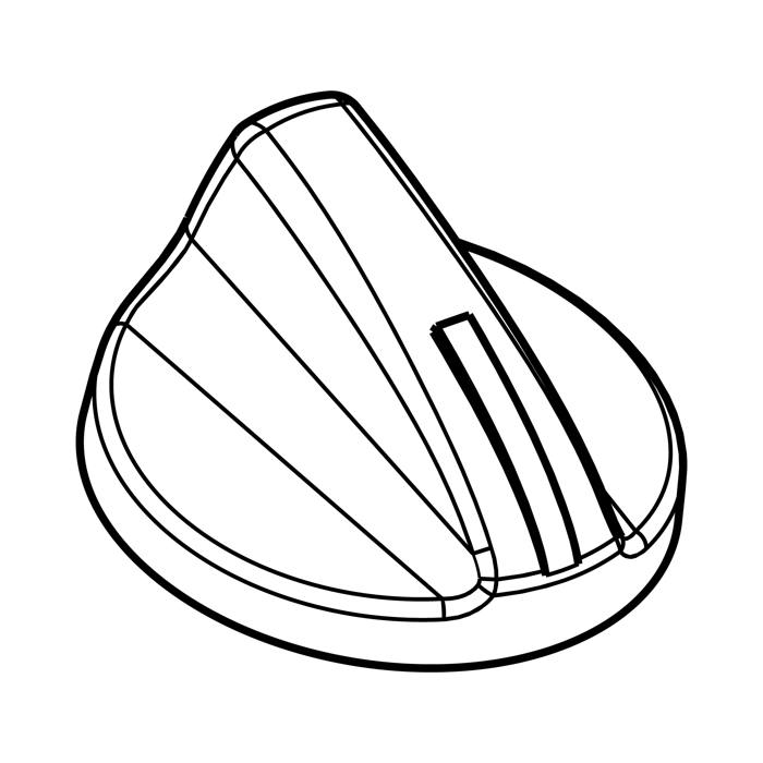 knob, inox