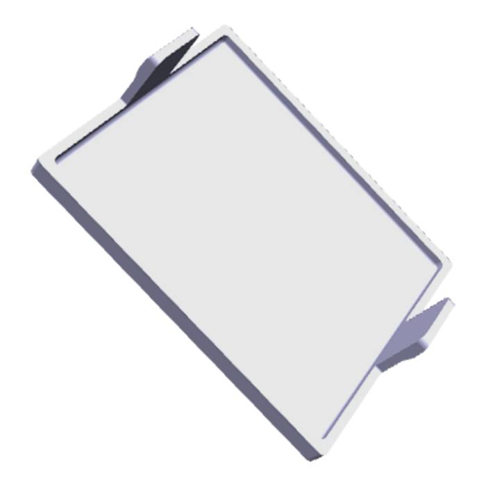 stickkontakt, luftkanal, vit, 26x30mm /*