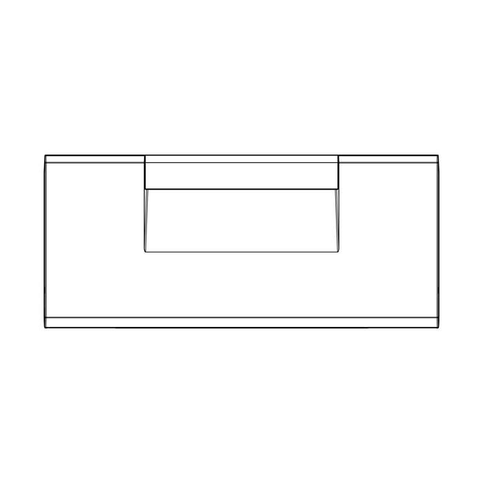 Freezer flap,complete,silkscreened,738,396x174.3mm