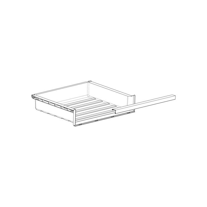 cassetto, completo, serigrafato, 7902, 450x114.7mm