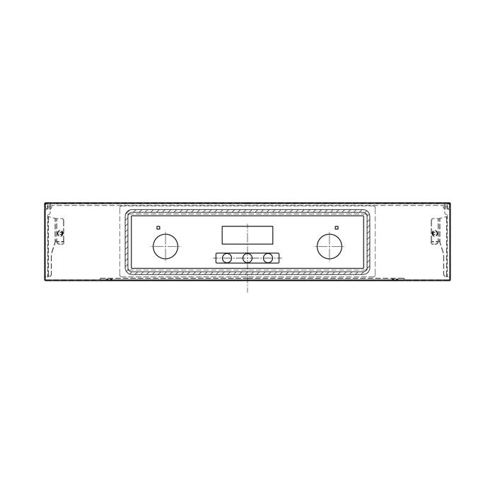control panel,black,60cm, SET, 2K