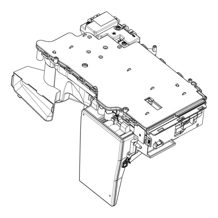 work top, inox, Arthur Martin, 744x510mm