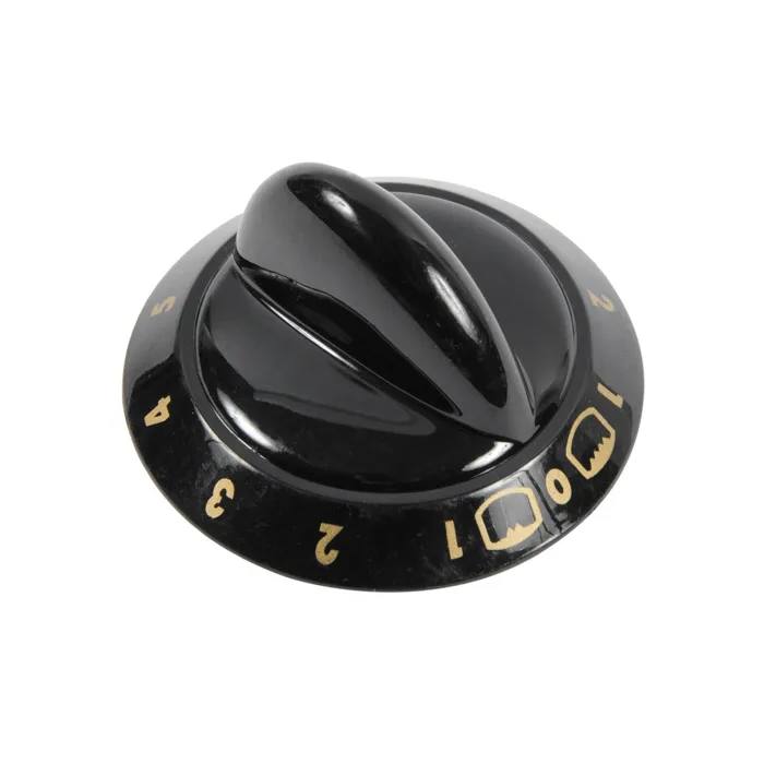 Black Dual Grill Control Knob