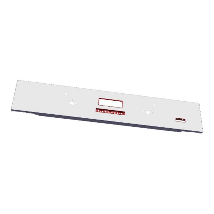 BEDIENBLENDE,INOX,60CM,SET,2K