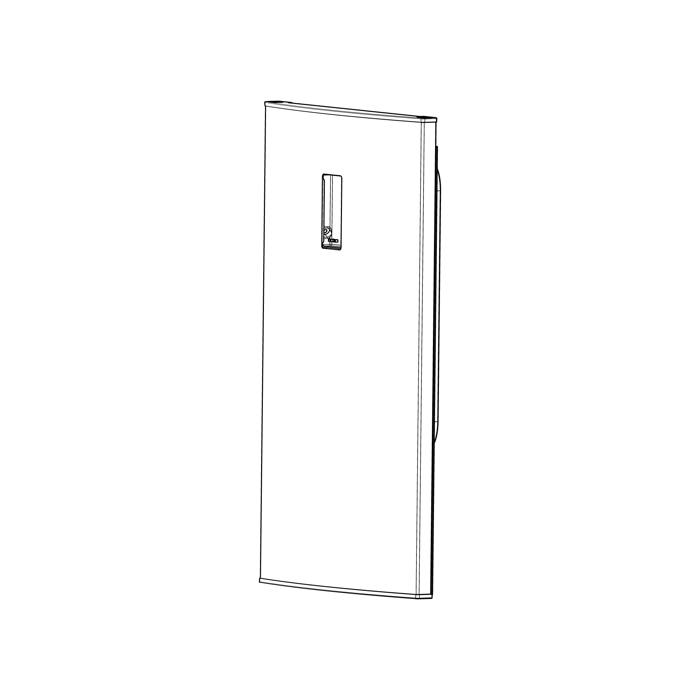 KÜHLSCHRANKTÜR,INOX,590.8X916M