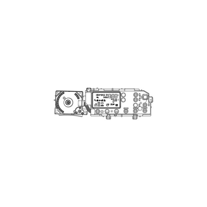 user interface board NIUS Wi-Fi, programme selector, assembly, WM,Ruby,AD