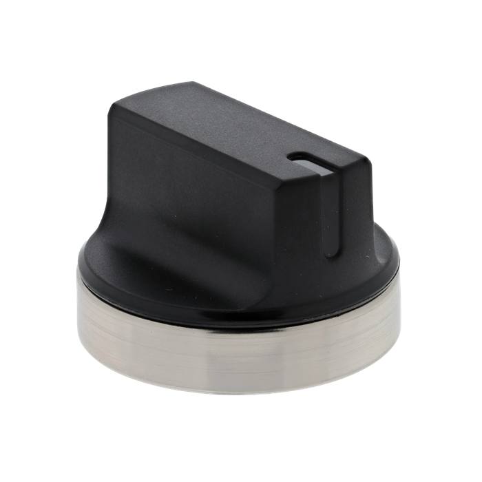 knop, gas, zwart,