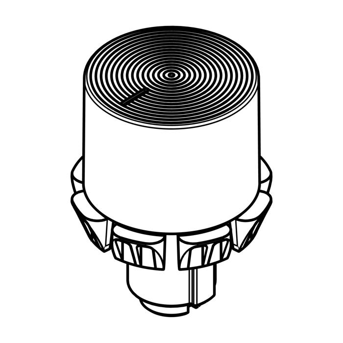 knob, index, grey,