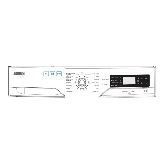 control panel, white, Zanussi