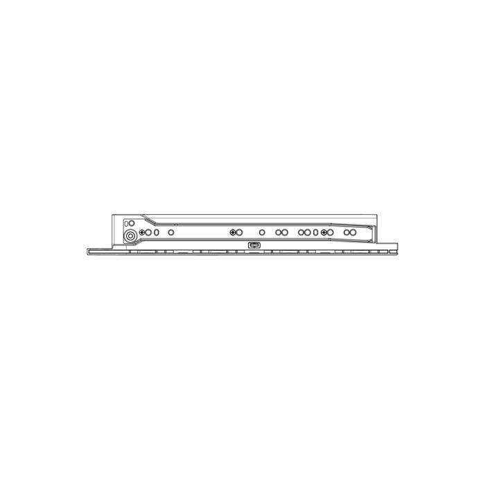 guidance rail, assembly, right, 437mm