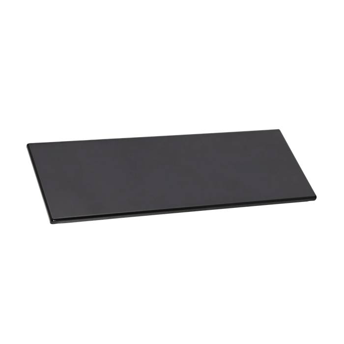 décor tiroir, plat, noir