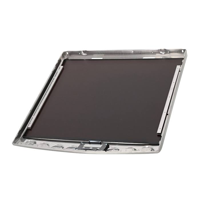 cooking top with frame, inox