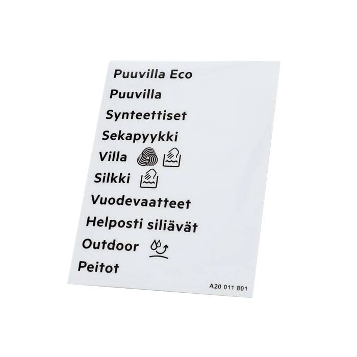 programme plate, adhesive