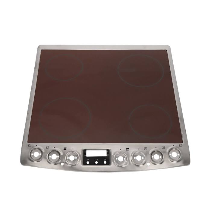ceramic hob, stainless