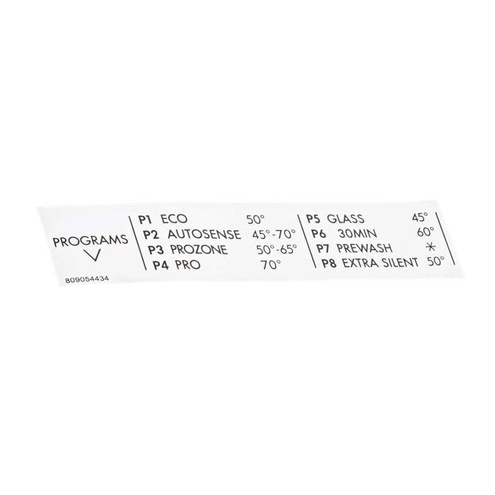 programme label