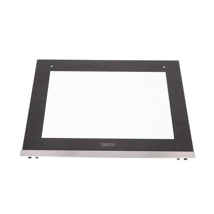 front glass, inox, Essentielb, 592x465mm