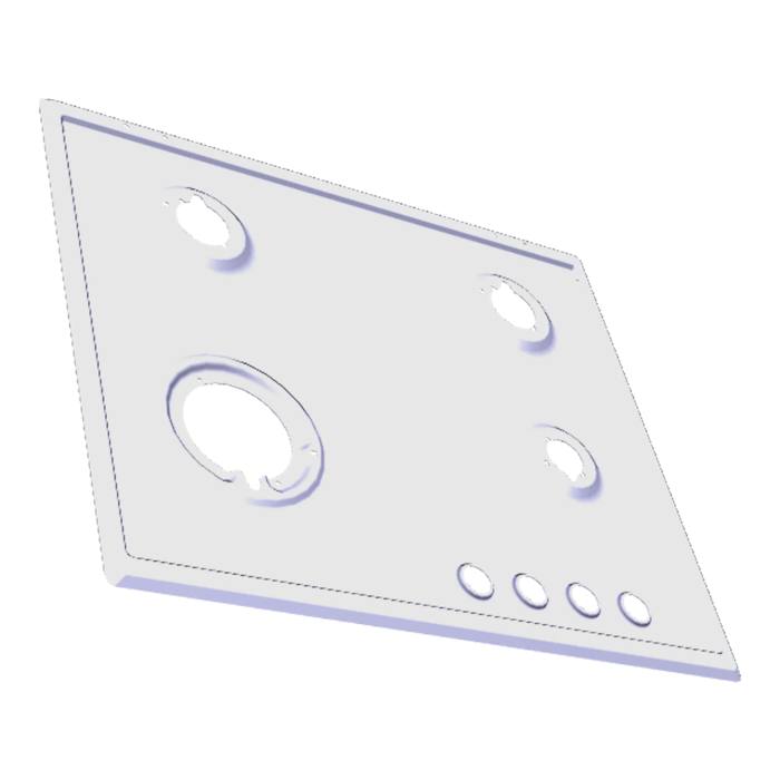 work top, inox, Electrolux, 594x510mm