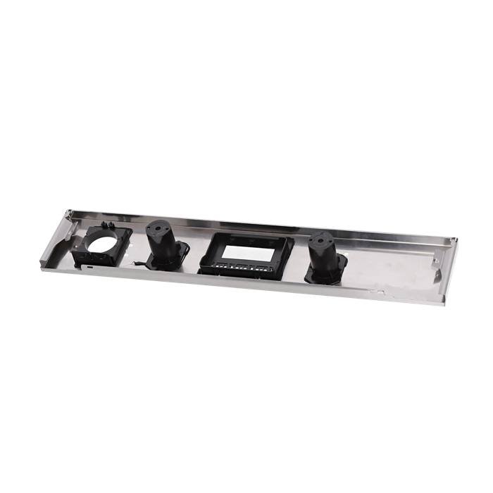 BEDIENBLENDE,INOX,60CM, SET, 2
