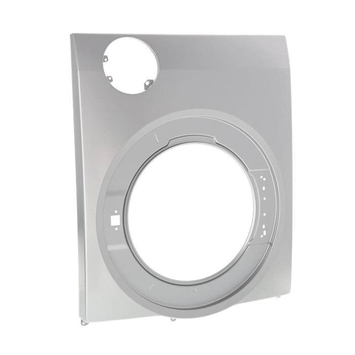 front panel, cabinet, silver,