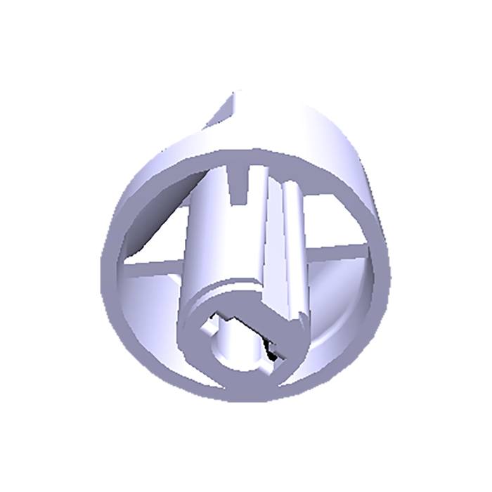 Black Control Knob Assembly