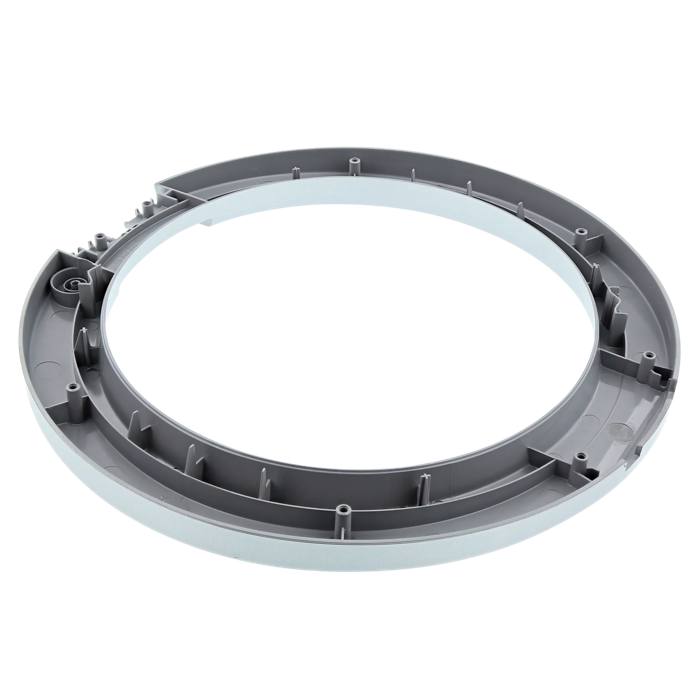 Cadre de hublot externe argent pour lave-linge