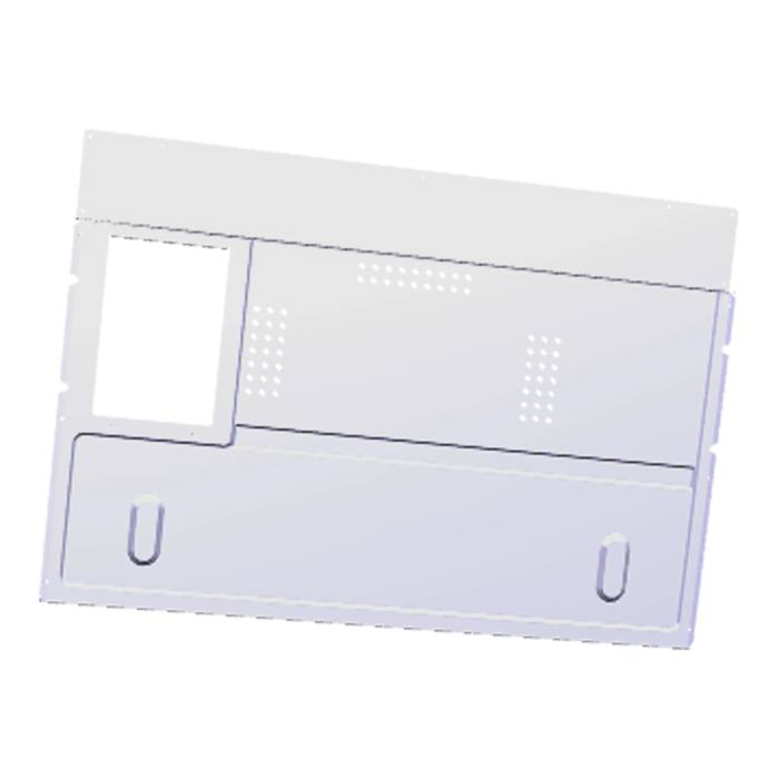 Back panel, oven