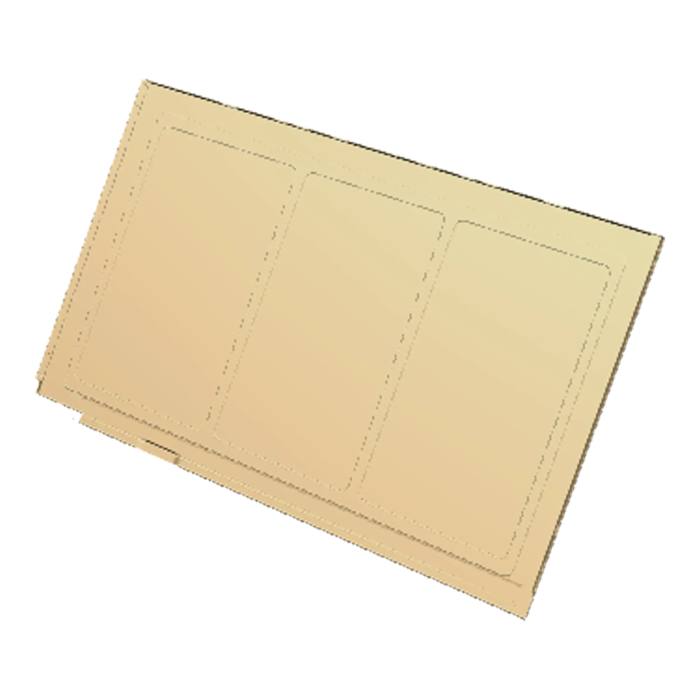 boční panel, pravý, bílý, 509.3x803.5mm