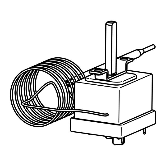 thermostat réglable, four supérieur