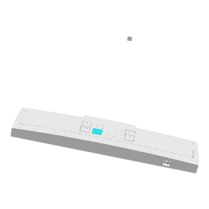 manöverpanel, vit