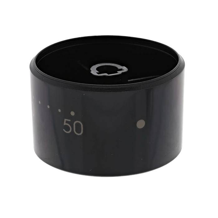 knob, thermostat, black, 0-250