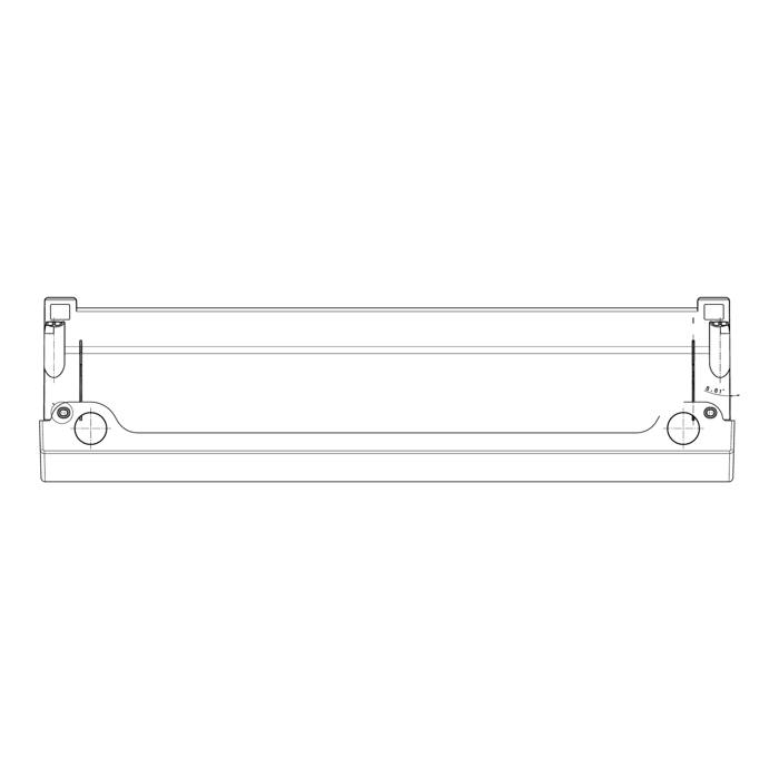 BLENDE,INOX,108X598MM