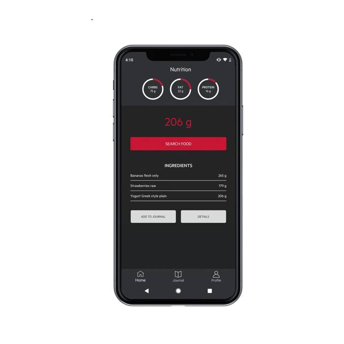 Bluetooth Connected Kitchen Scale with 5kg max