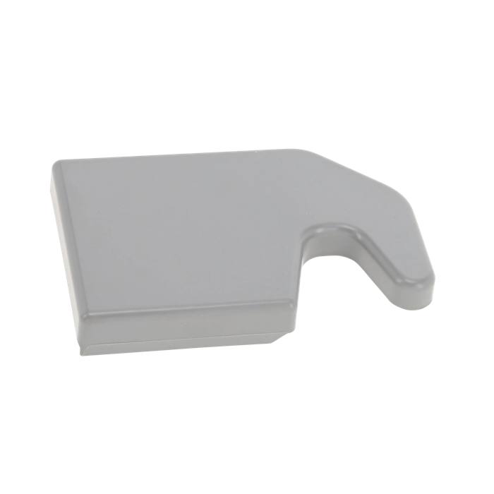 hinge cover, left, grey