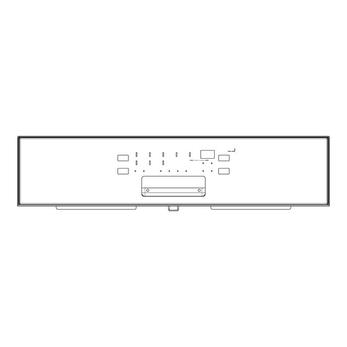 control panel, black, Electrolux, EDW1850, [544mm]